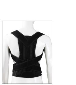 Humpback Posture Correction Belt For Men And Women (option: Black-4XL)